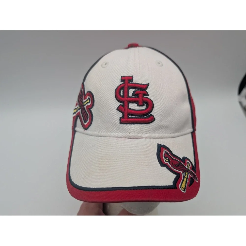 New Era St Louis Cardinals MLB Baseball Hat Red White Adjustable Cap Youth